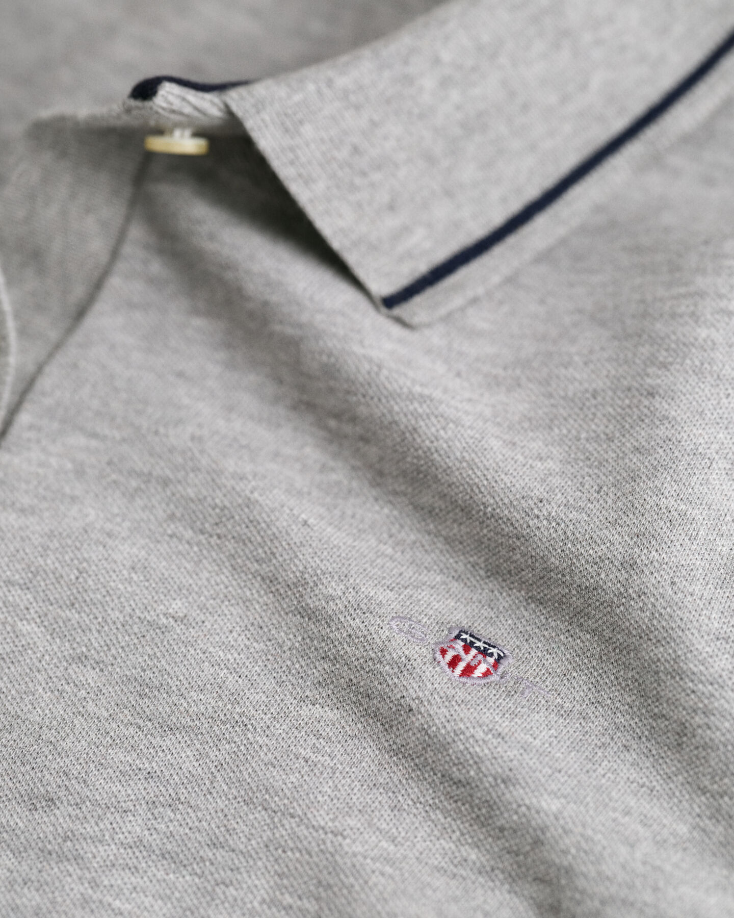 Teen Girls t&aelig;tsiddende piqu&eacute; polokjole