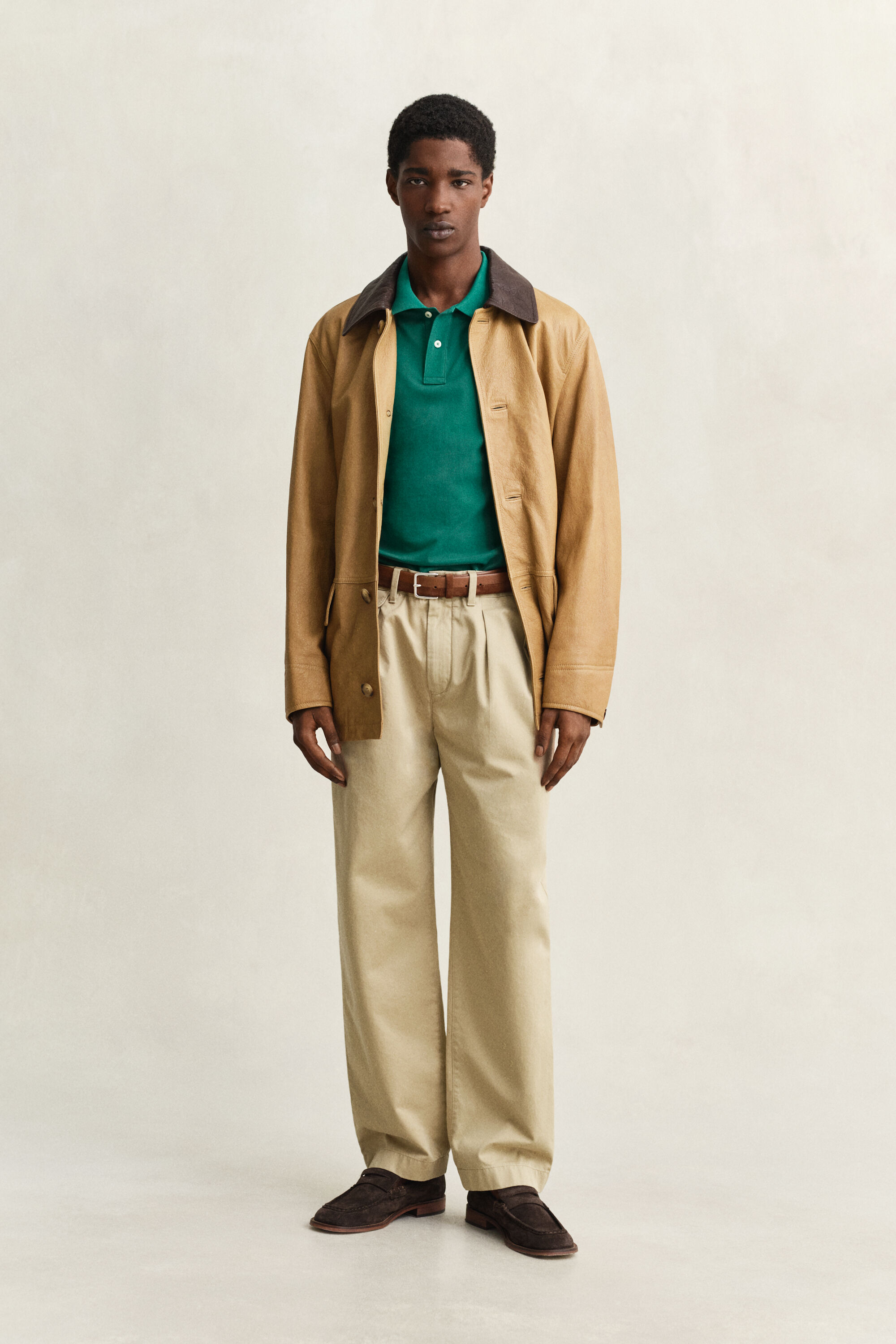 Poloskjorte med regulær pasform