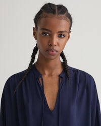 Wrinkle popover kjole