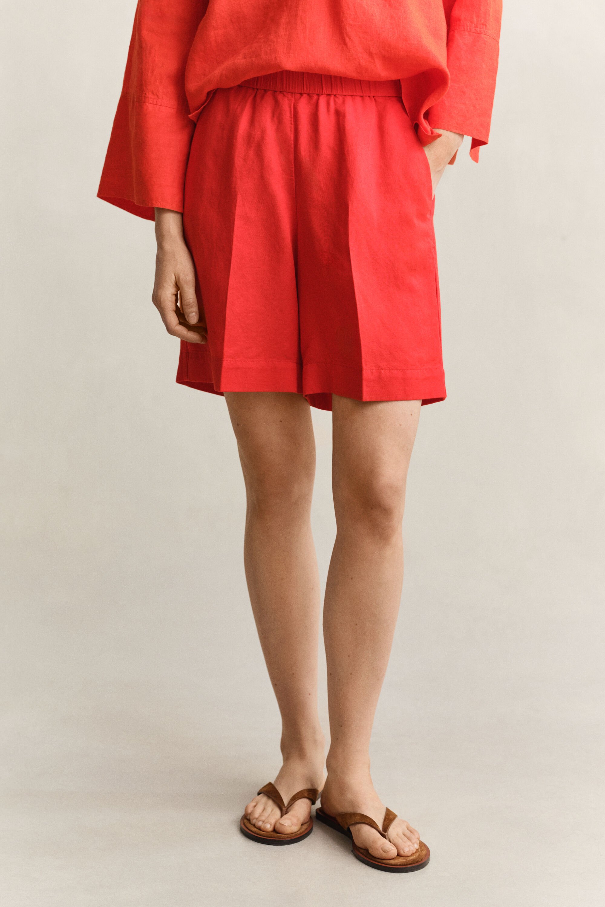 Shorts i hørblanding