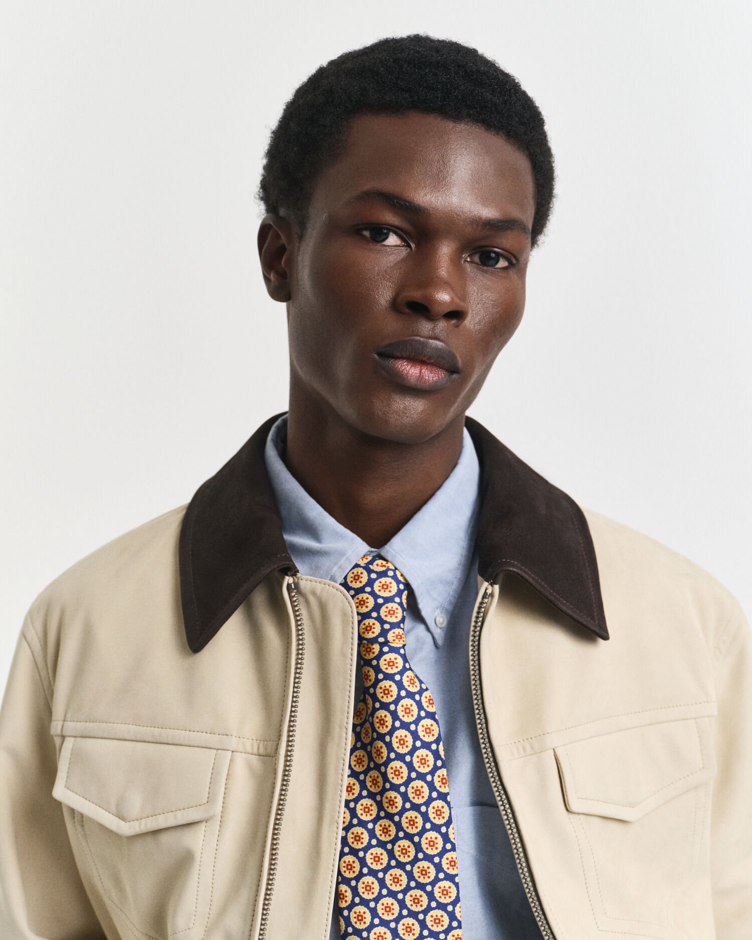 Rodeojakke af læder