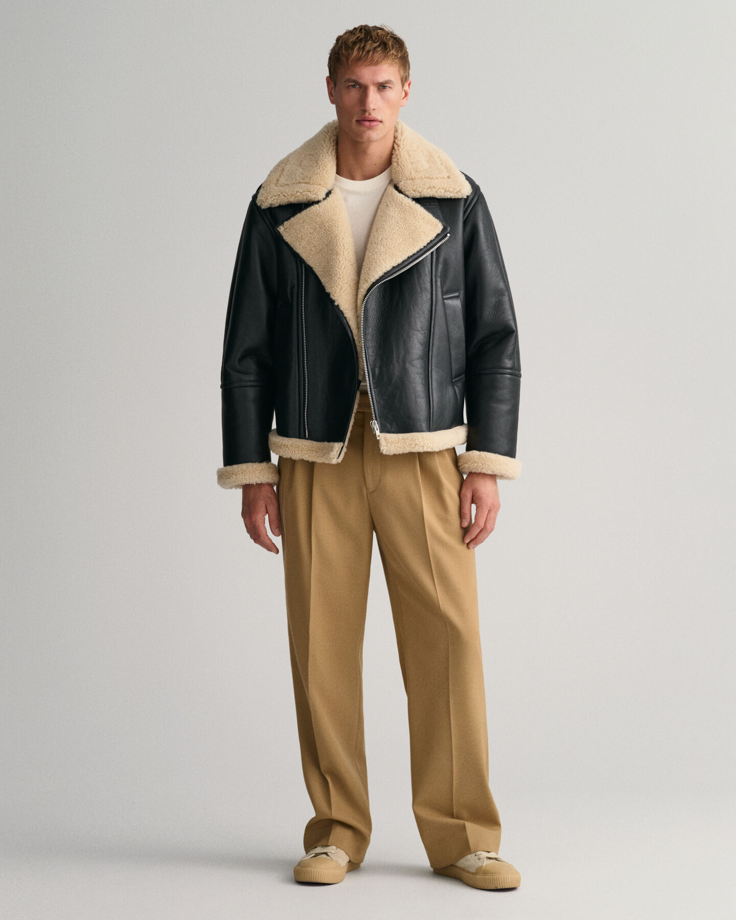 Tung lammeskindsjakke