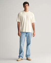 Loose fit jeans med brede ben