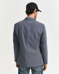 Slim fit tofarvet jersey blazer