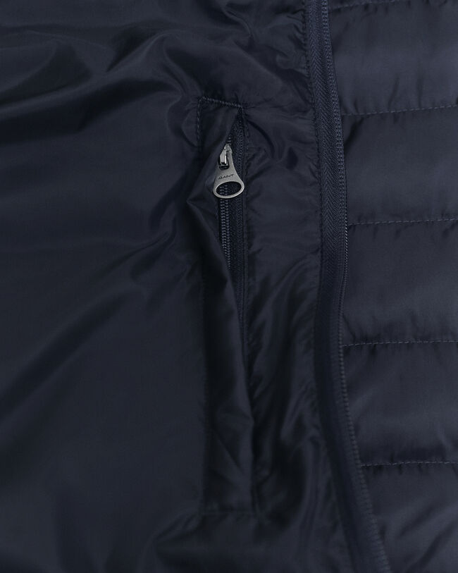 Jakke i blandede materialer