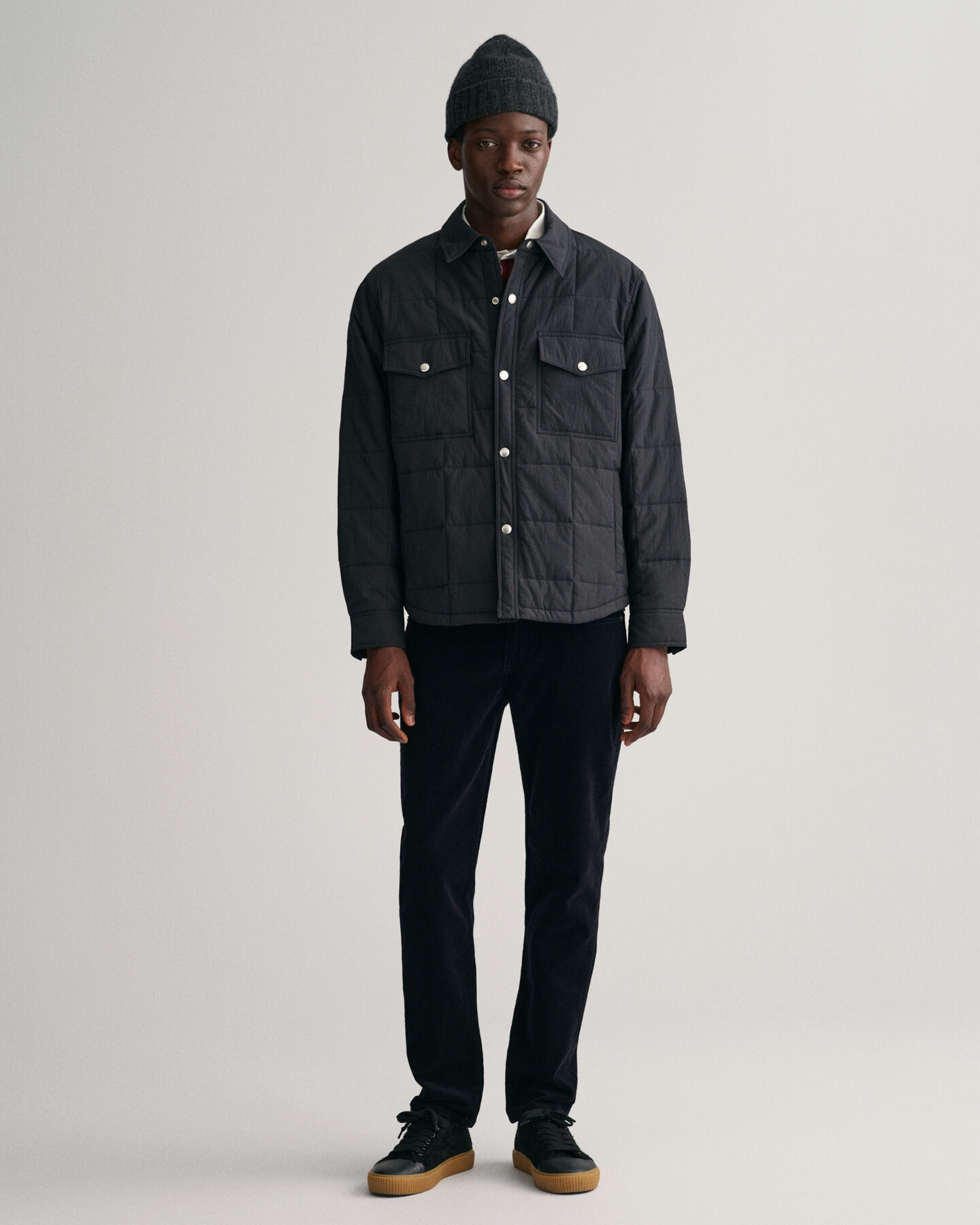 Quiltet skjortejakke