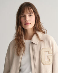 Tekstureret GANT Varsity Jacket