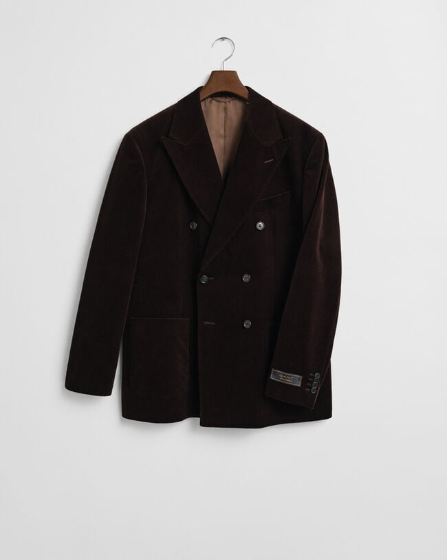 Jakkesæt-jakke i fløjl