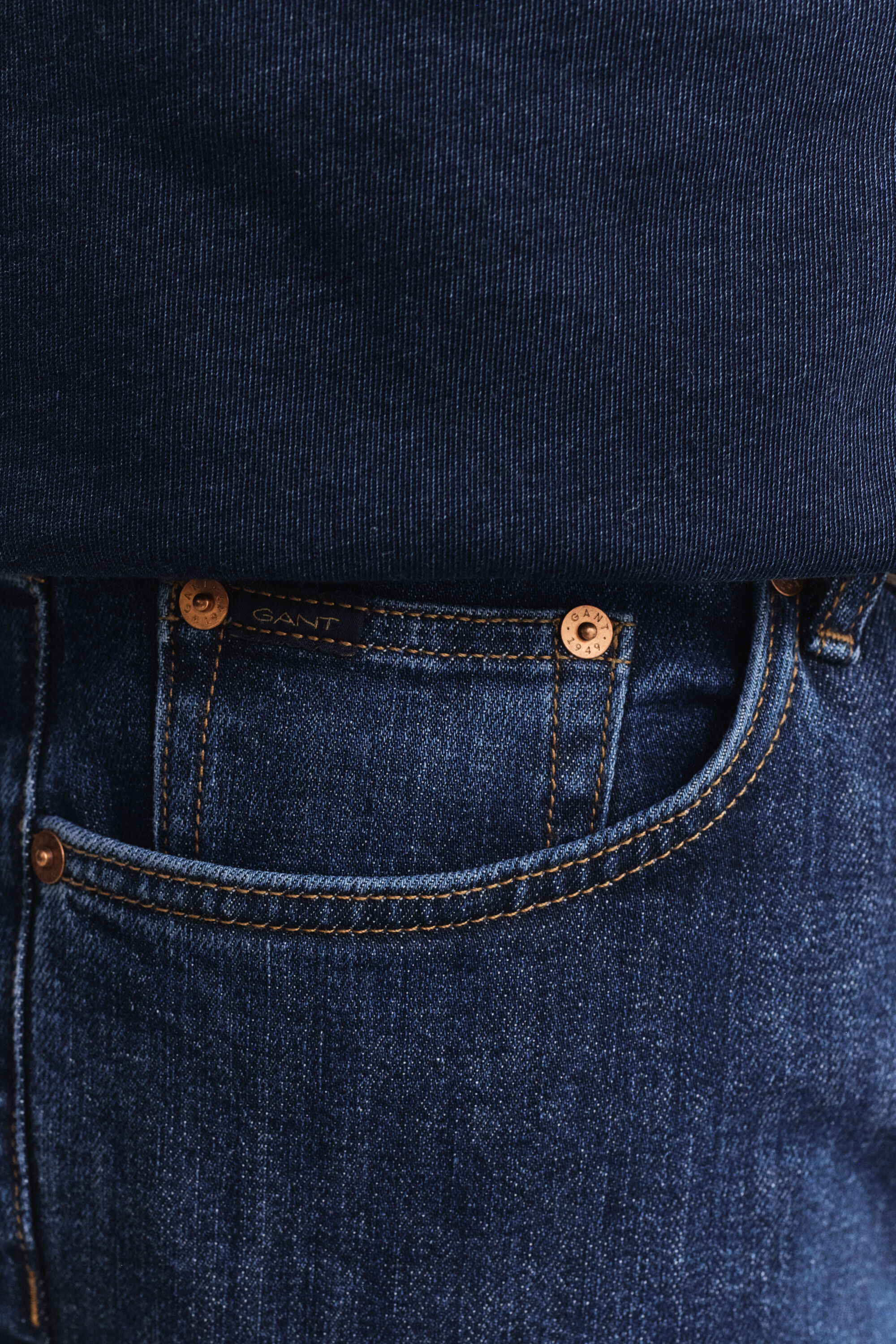 Slim fit jeans i let vask