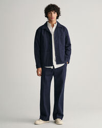 Regular fit skjorte med mikro-tryk