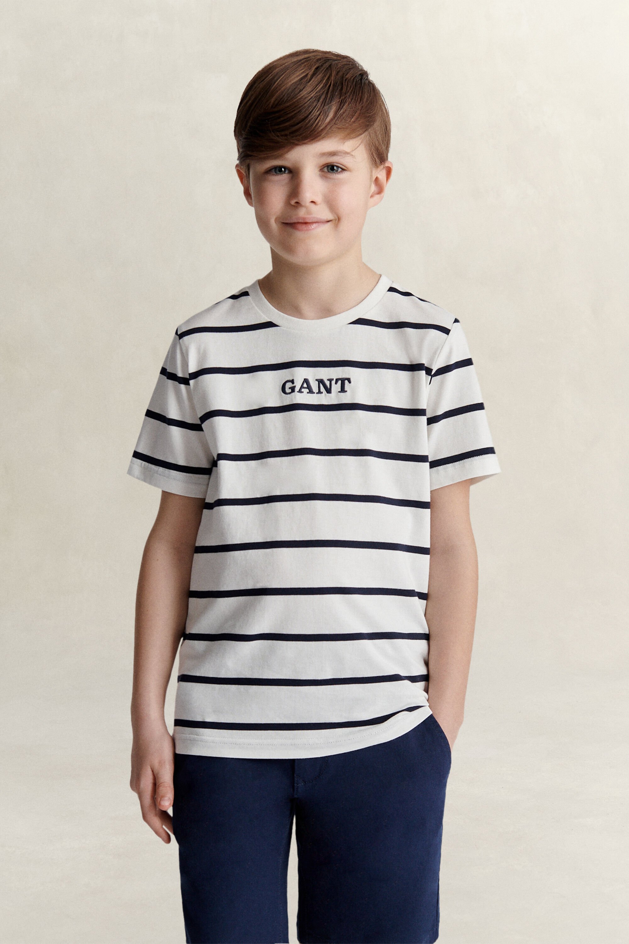 Teen Boys stribet T-shirt