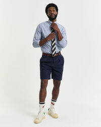 Relaxed fit chinoshorts af bomuldstwill