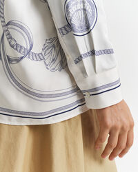 Relaxed fit skjorte med Sailing-tryk