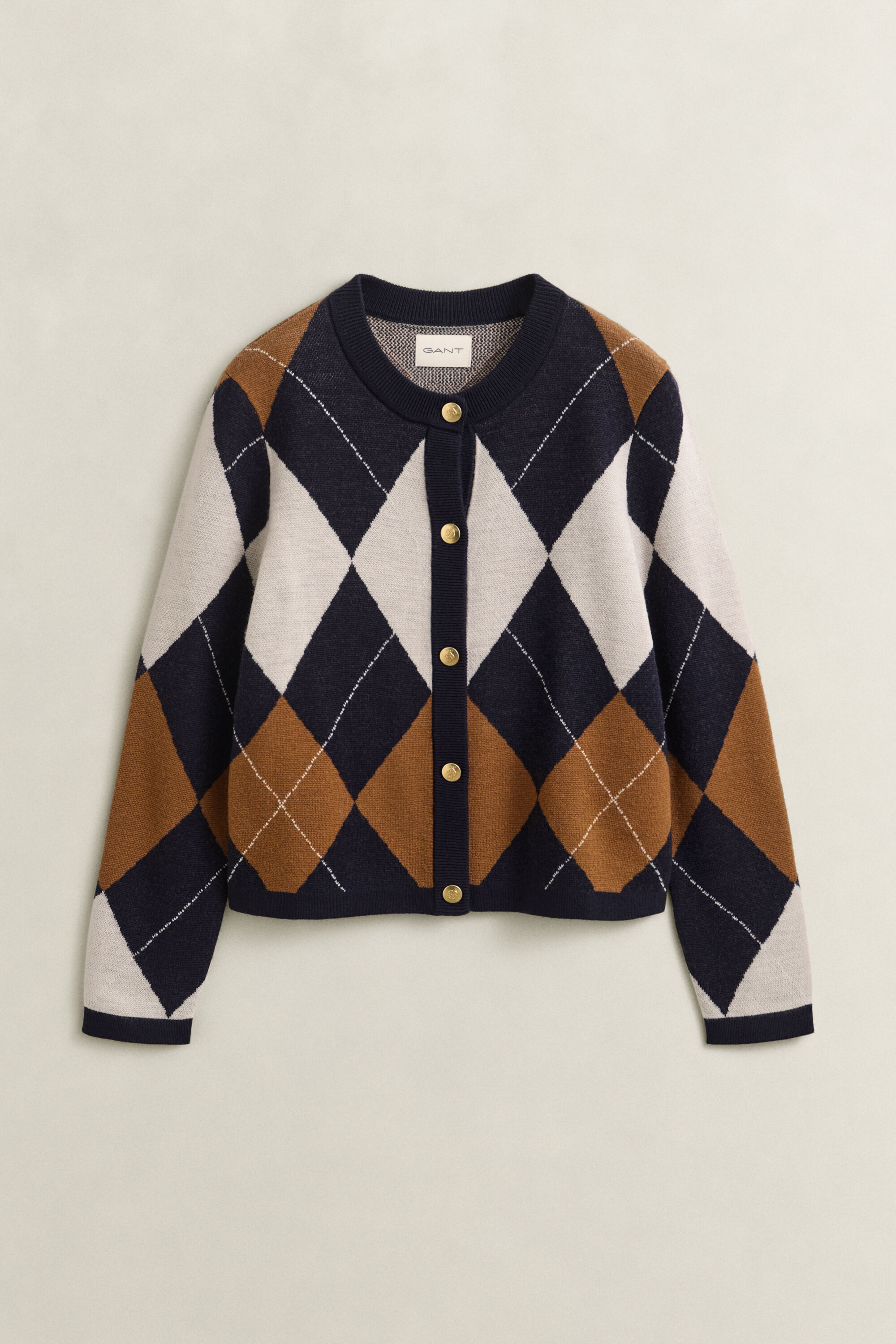 Argyle cardigan