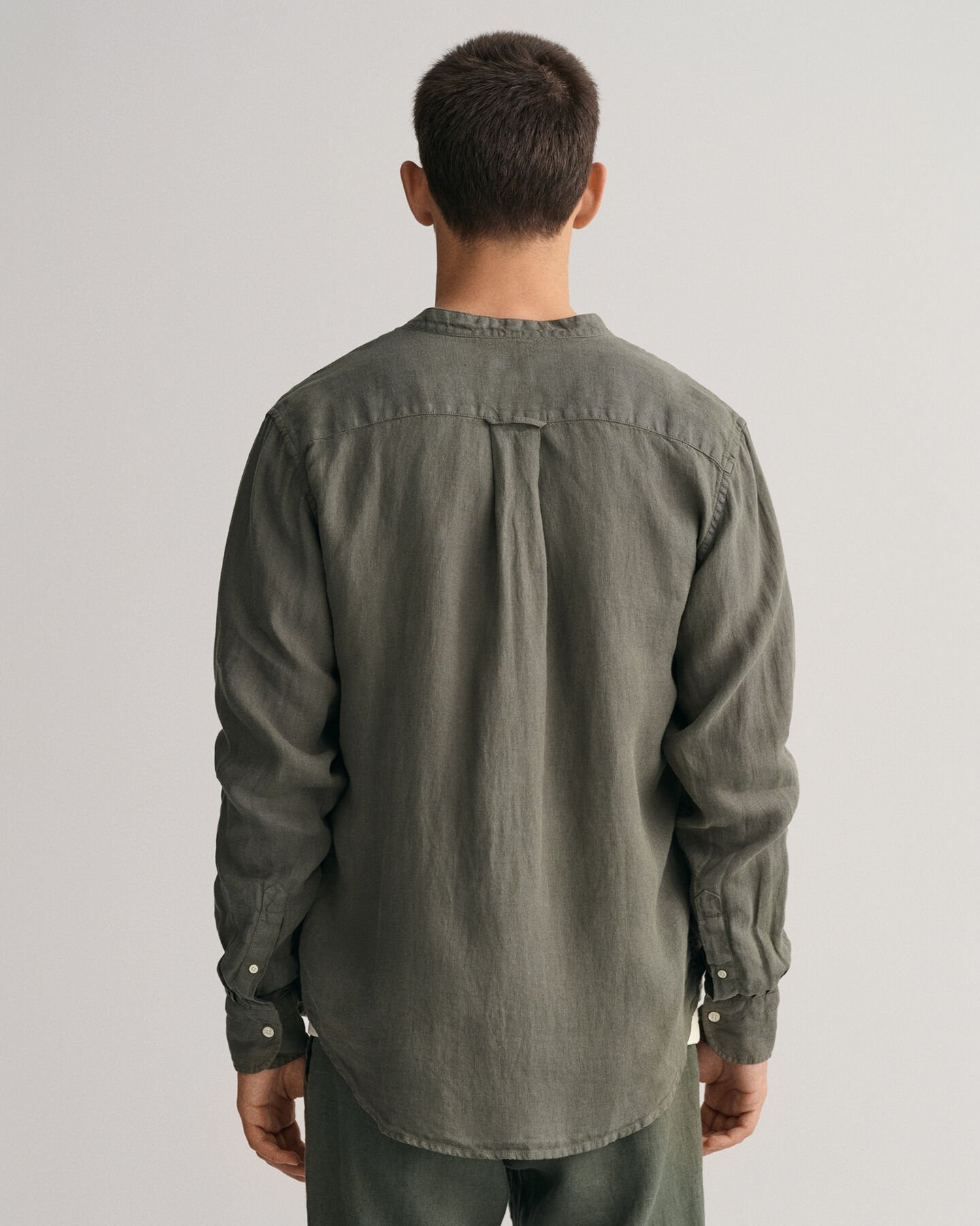 Regular fit garment-dyed h&oslash;rskjorte