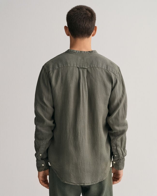 Regular fit garment-dyed h&oslash;rskjorte