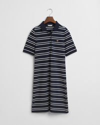 Stribet Shield piqu&eacute; polokjole