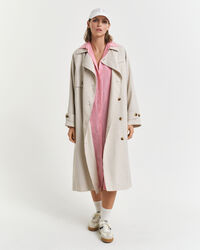 Skjortekjole af h&oslash;r med korte &aelig;rmer