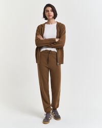 Strikkede bukser af ekstra fin lammeuld