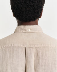 Regular fit garment-dyed h&oslash;rskjorte