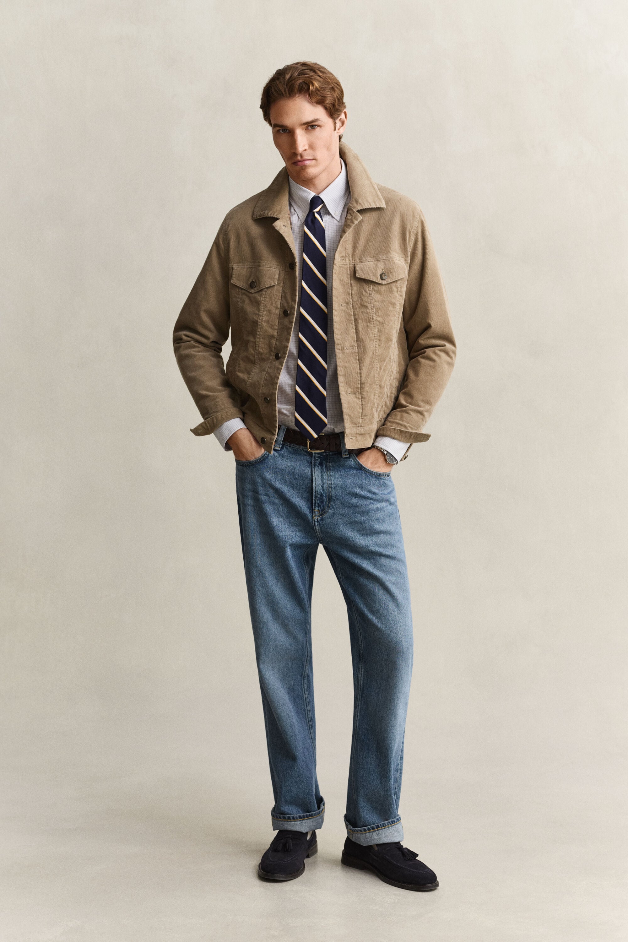 Ternet elegant skjorte i twill