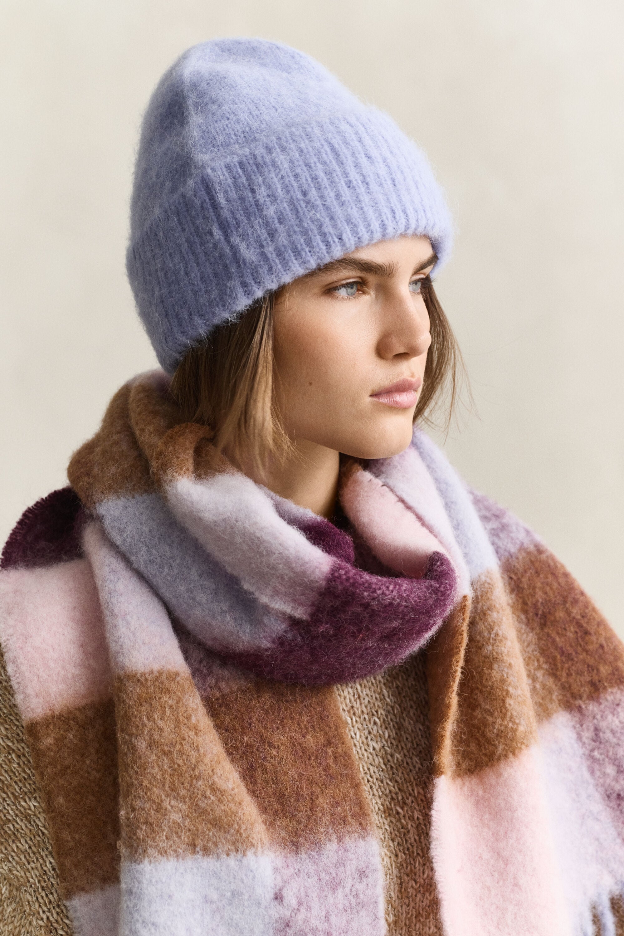 Beanie i alpakauldblanding