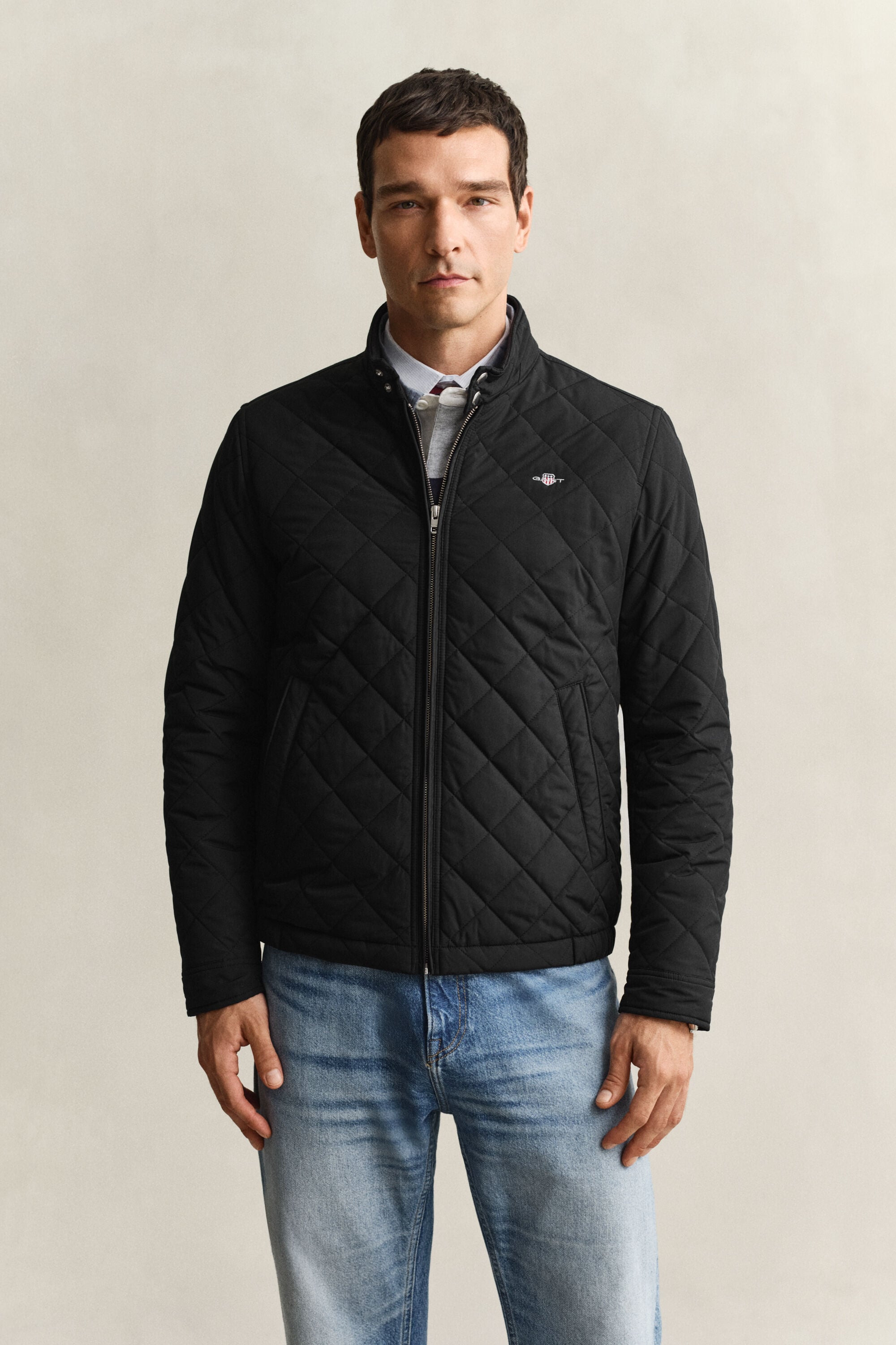 Quiltet Windcheater jakke