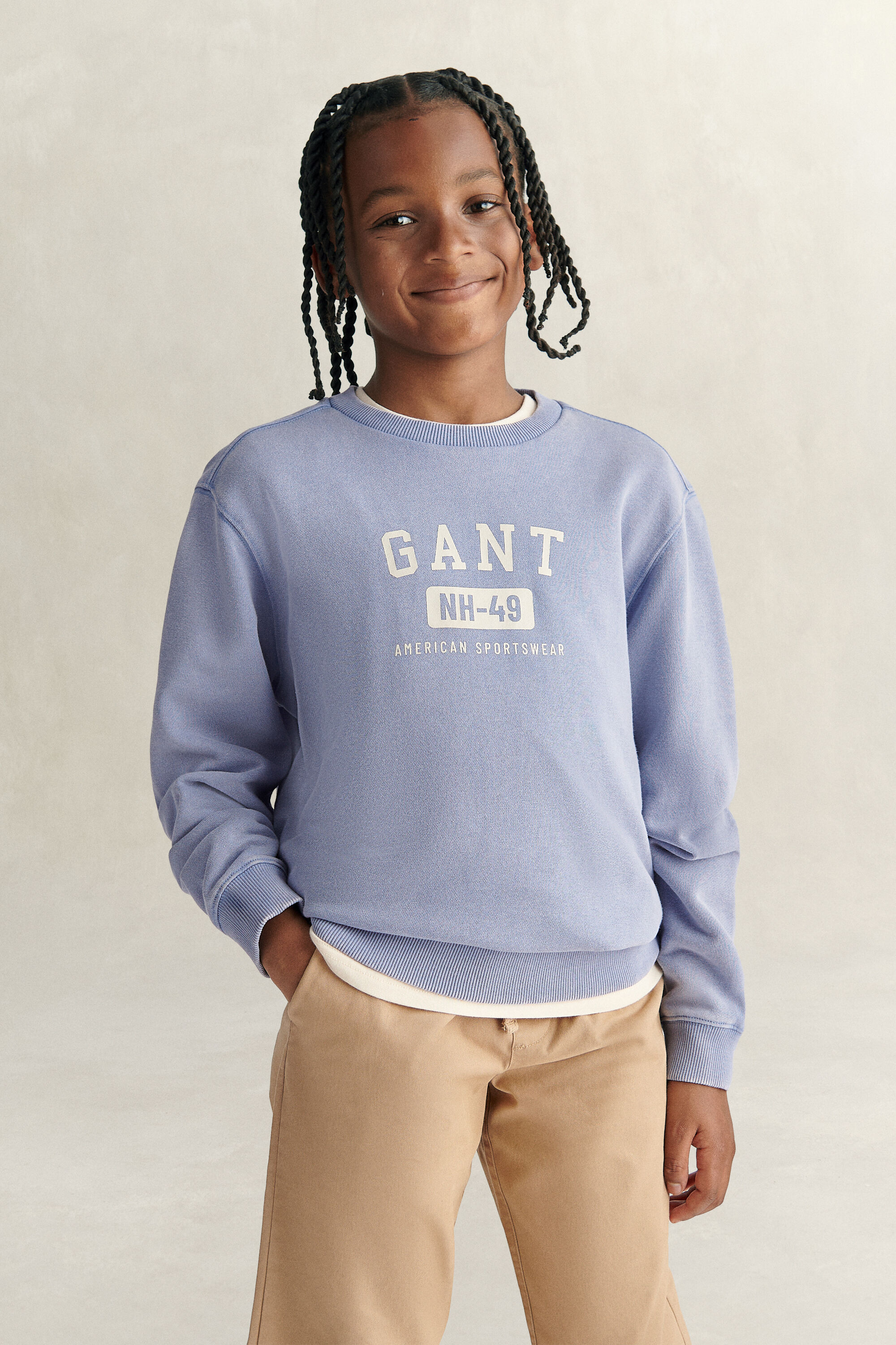Teen Boys vasket sweatshirt