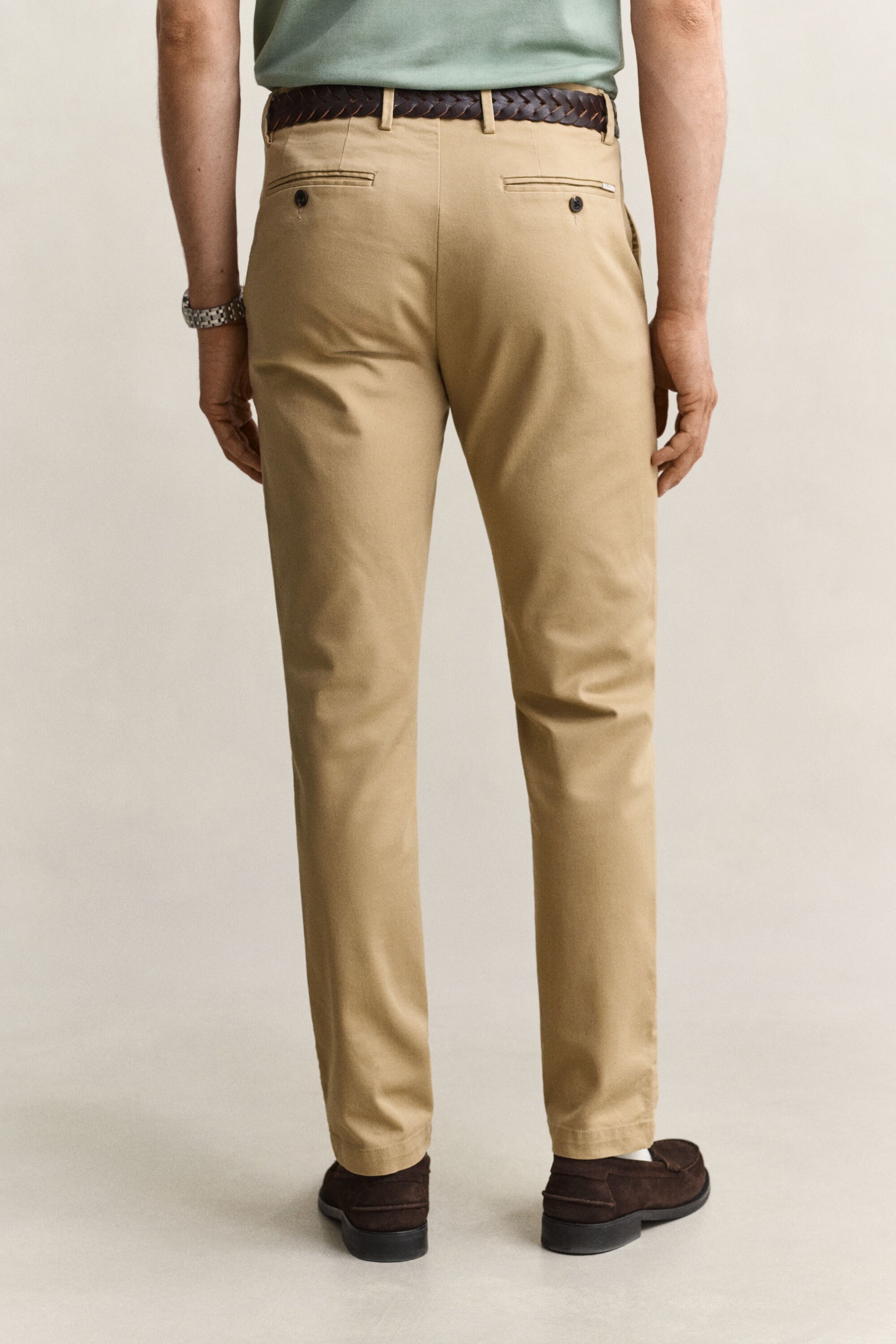 Slim smarte chinobukser