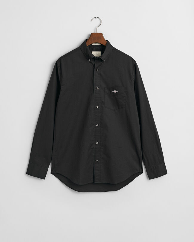 Regular fit klassisk poplin-skjorte