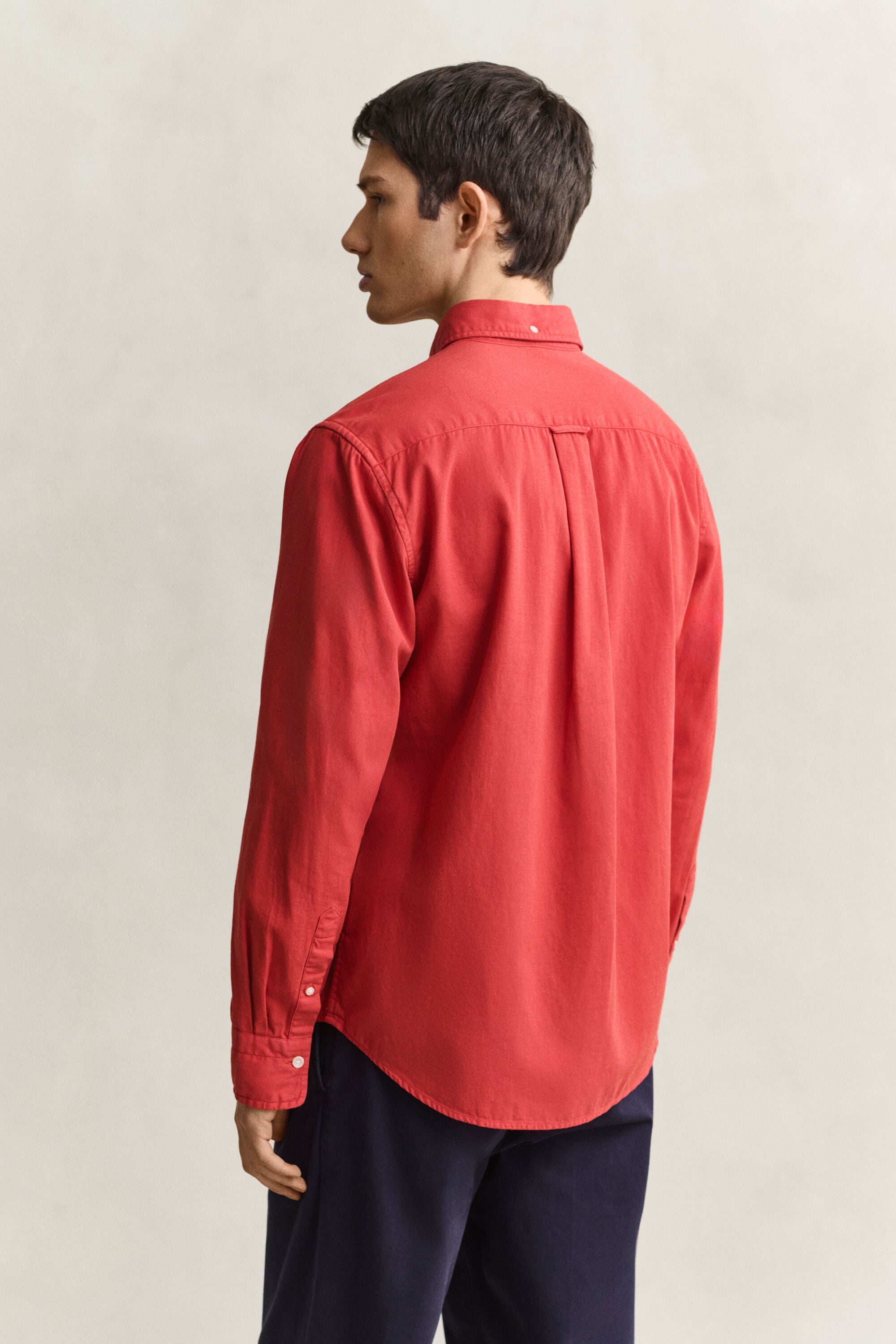 Regular fit skjorte af twill