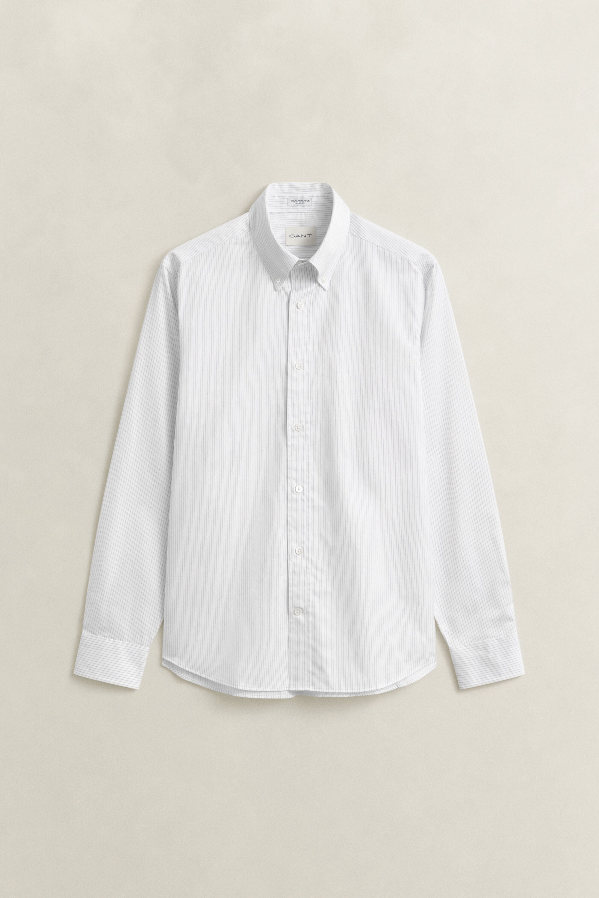 Stribet elegant skjorte i twill