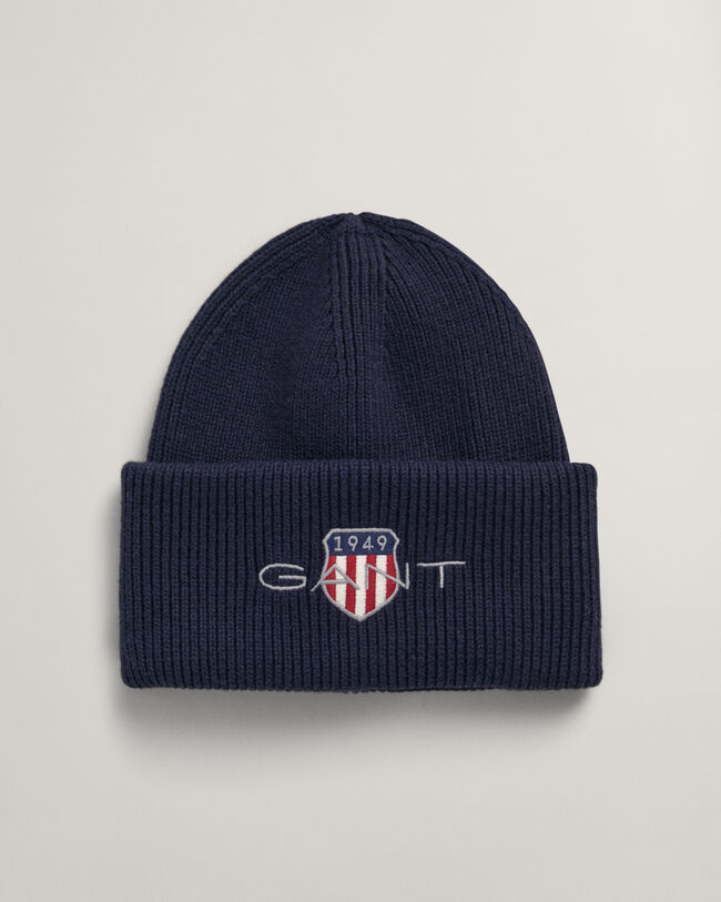 Archive Shield beanie af bomuld