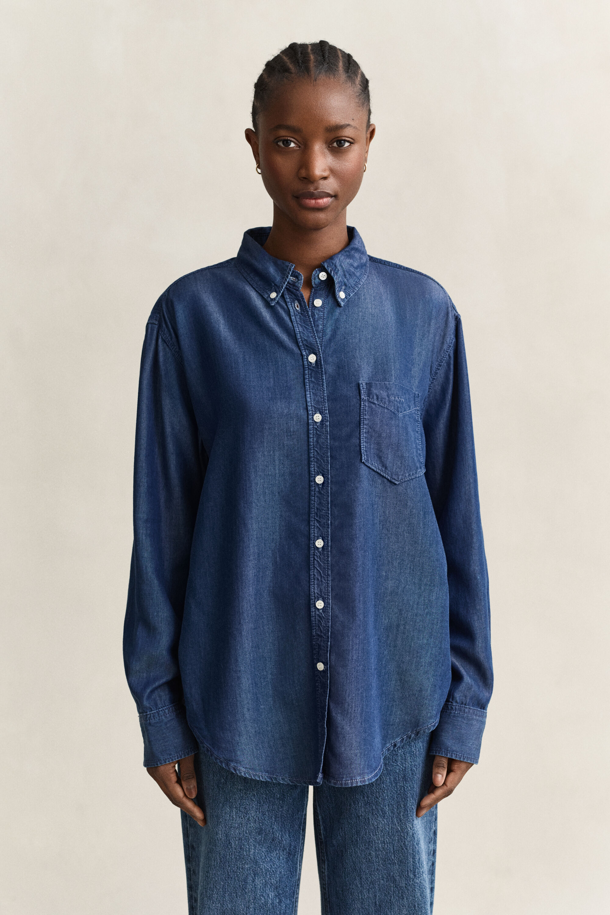 Indigo skjorte
