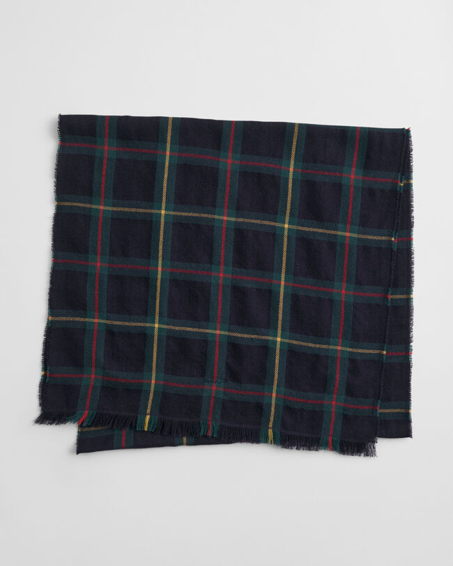 Ternet foulard tørklæde i merinould