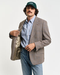 Regular fit Glen-ternet blazer