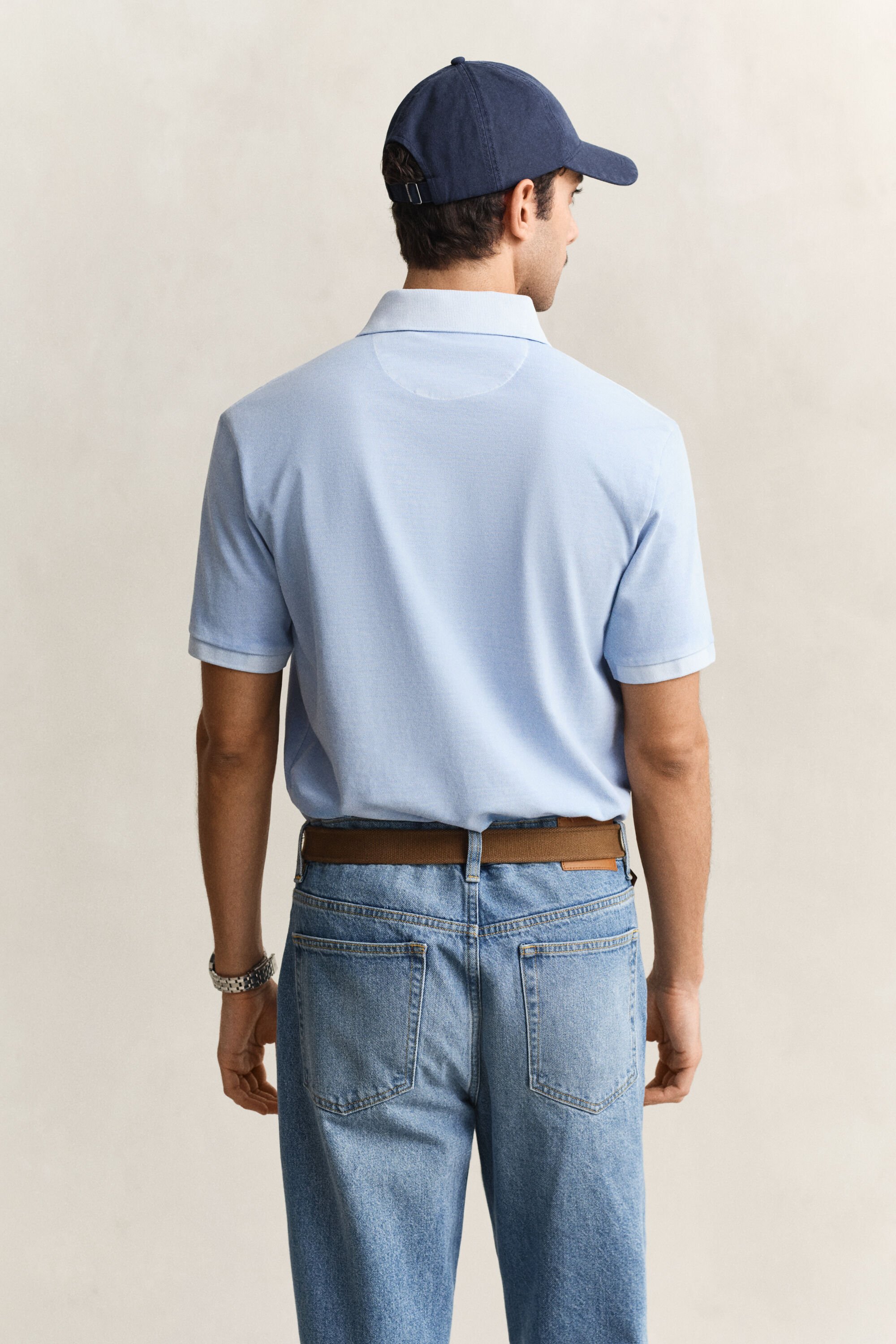 Sunfaded poloskjorte