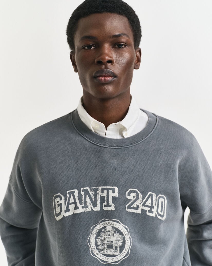 Graphic sweatshirt med crewneck