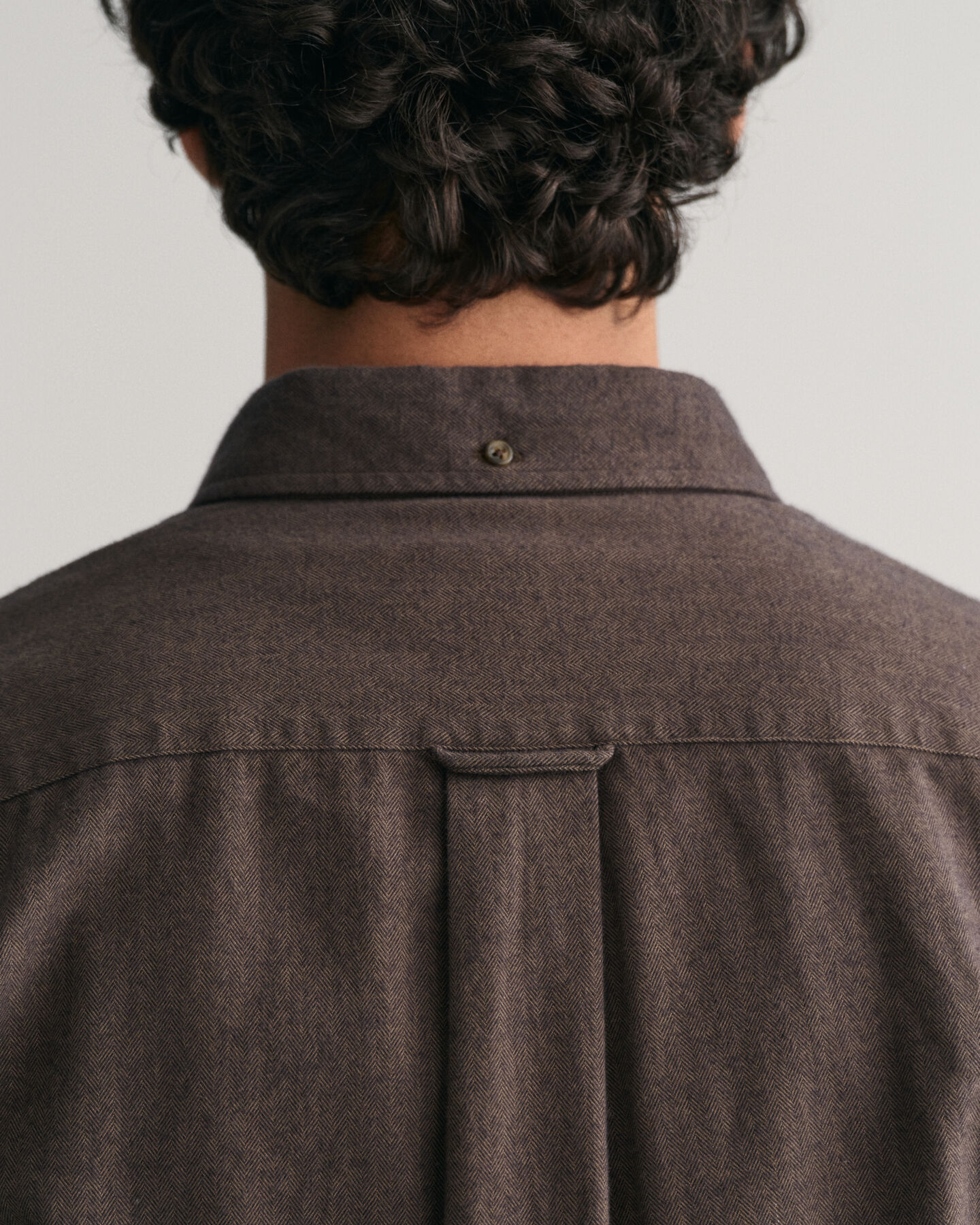 Regular fit sildebensmønstret flannelskjorte