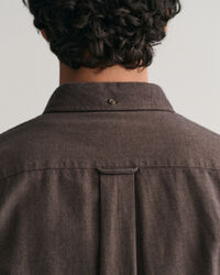 Regular fit sildebensmønstret flannelskjorte