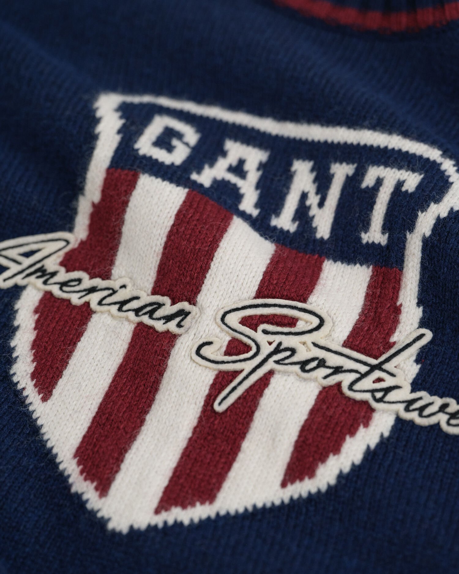 Teens strikket sweater med grafik