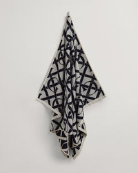 Monogram strandhåndklæde