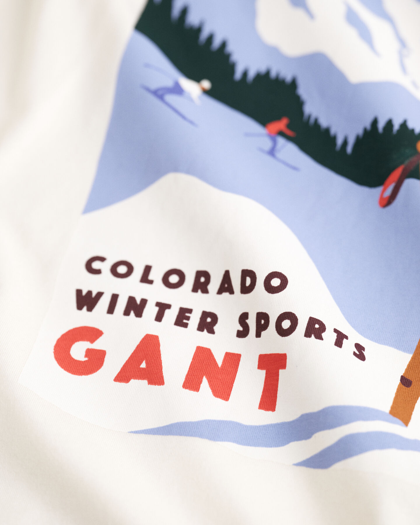 GANT T-shirt med Winter Sports-grafik