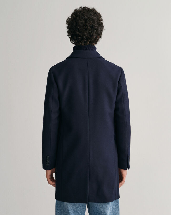 Tailored fit klassiske overjakke af uld