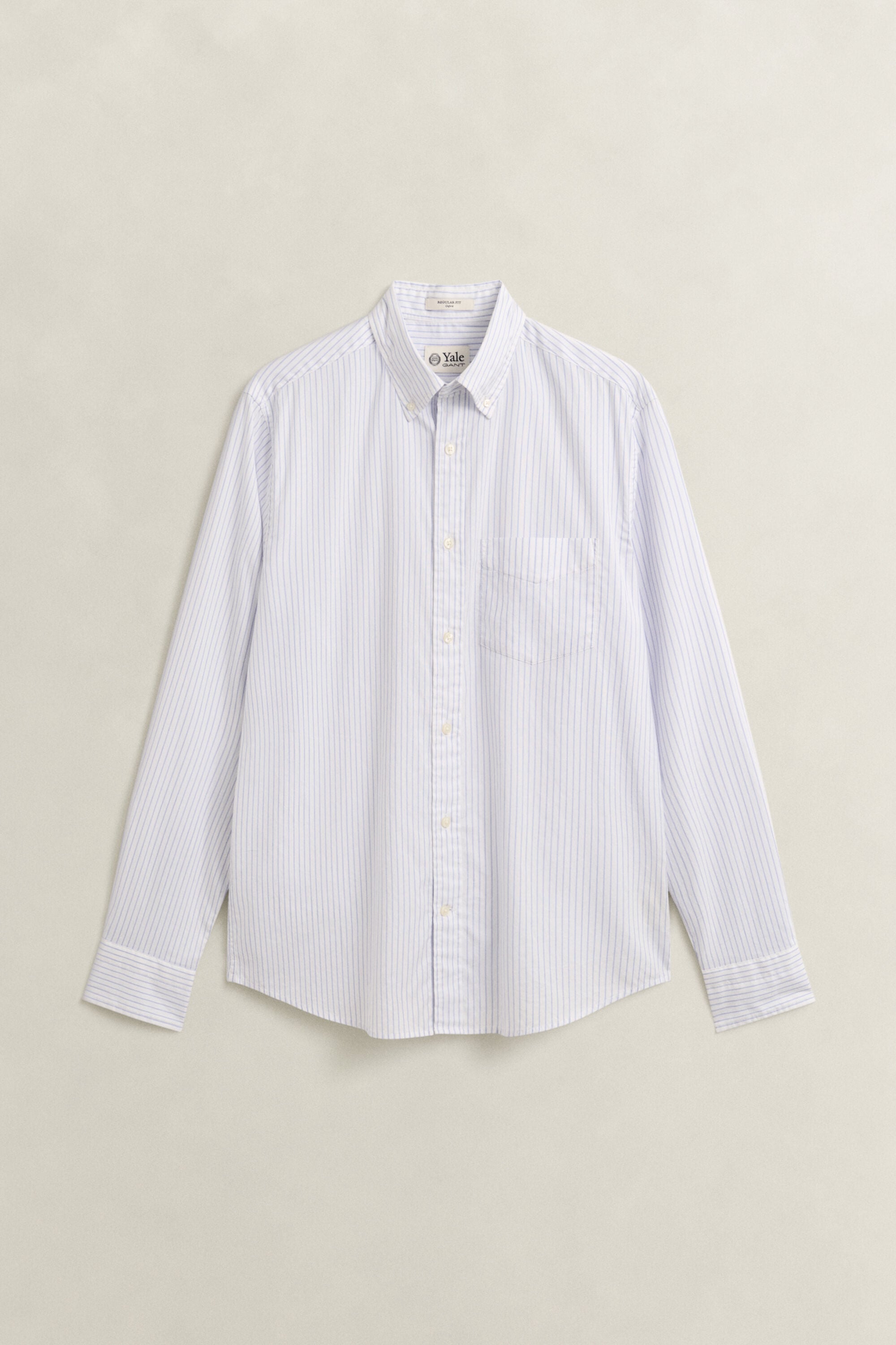 Gant x Yale stribet Oxford skjorte