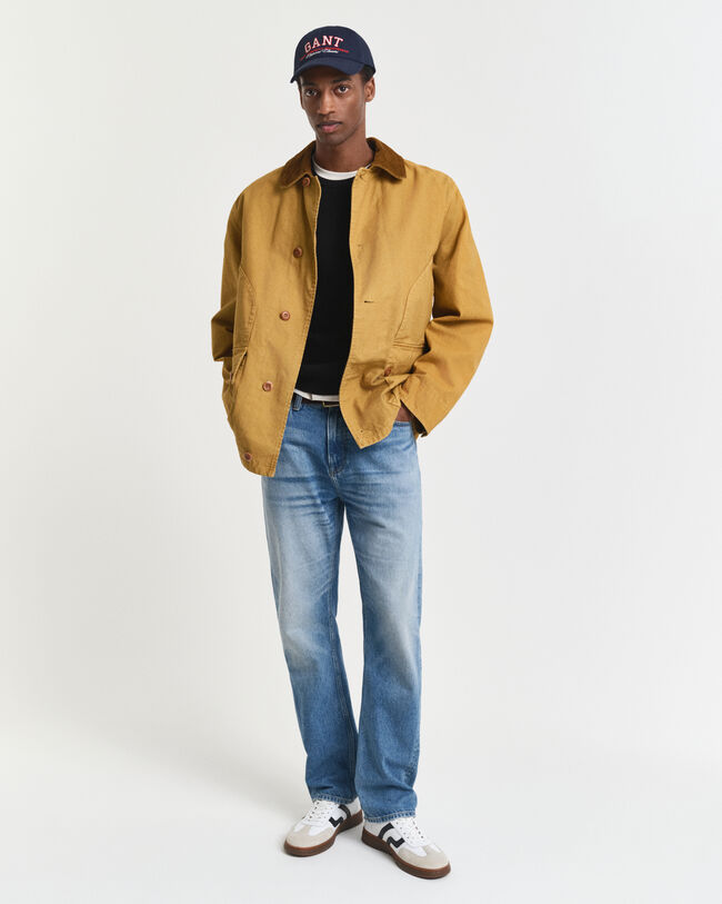 Crewneck sweater i ekstra fin lammeuld