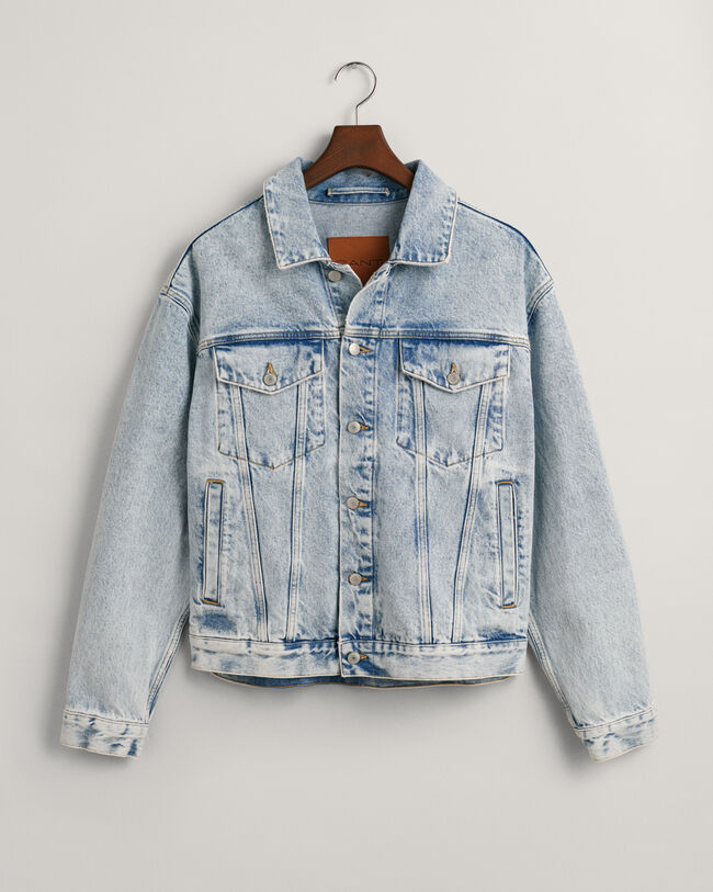 Denim trucker-jakke