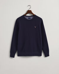 Waffle sweatshirt med crewneck