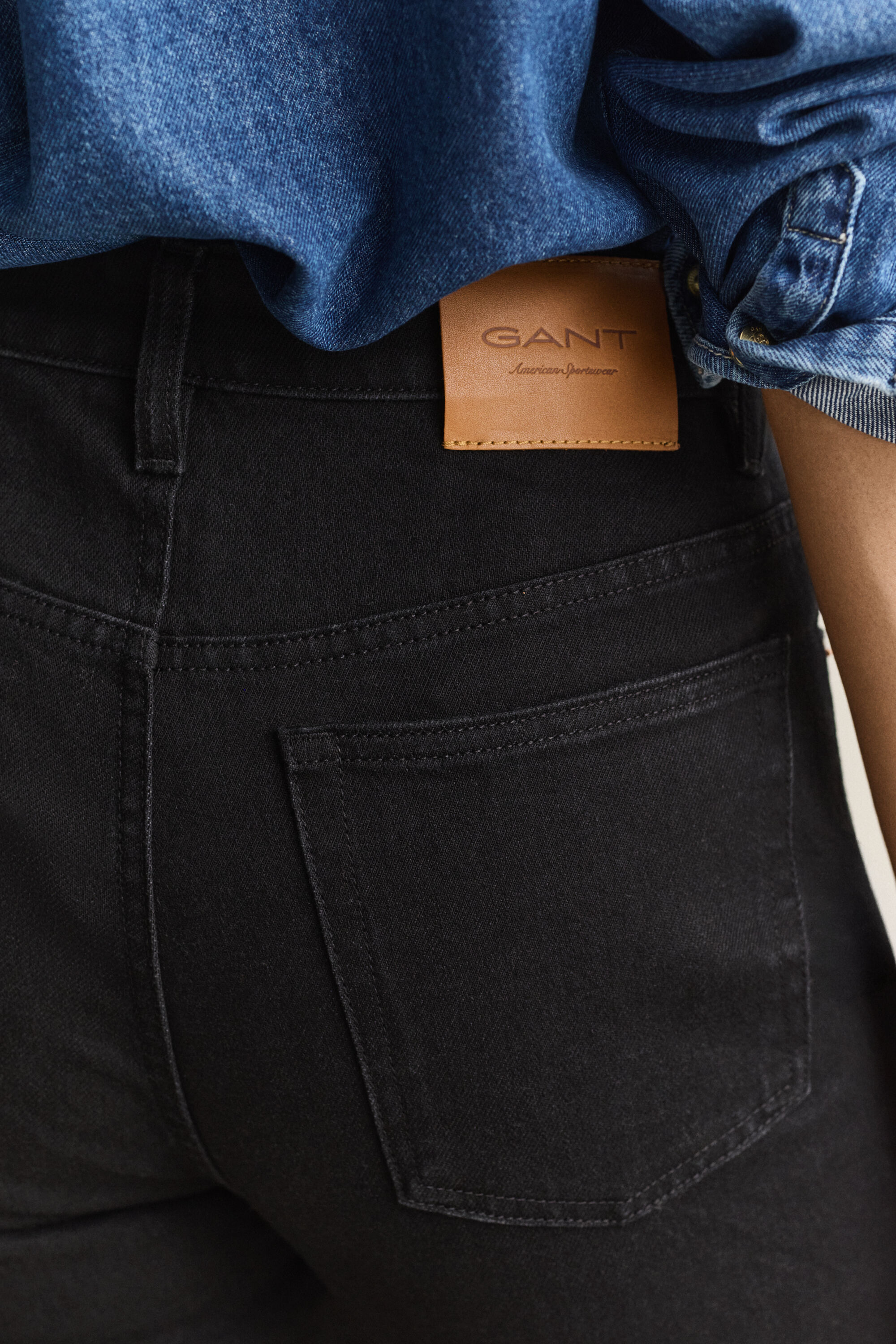 Slim højtaljede jeans