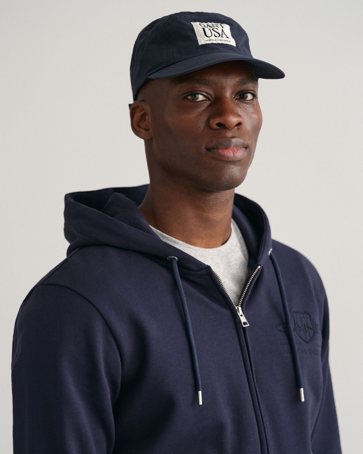 Tonal Shield hættetrøje med lynlås